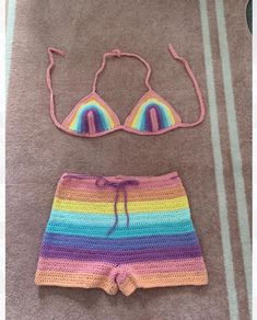 Handmade custom crochet top and shorts set This two piece is customisable, the top can either be a bikini style top or halter top and then the shorts can be made high or low waisted  Colours listed are shown at the end of the photos, the ones in the photos are inspired by flags! Please refer to the size guide for the shorts or message me if you have any questions or would like a size not listed! perfect set for summer/holidays/festivals Crochet Summer Shorts For Beach Season, Summer Crochet Shorts For Beach, Summer Crochet Shorts For Beach Season, Summer Beach Shorts With Crochet Details, Crochet Shorts For Summer Festivals, Bohemian Crochet Shorts For Beach Season, Crochet Shorts For Beach Season, Crochet Beach Shorts For Beach Season, Beachwear Crochet Shorts For Beach Season