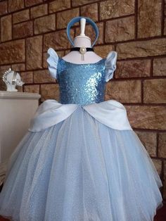 Cinderella Costume Kids, Baby Disney Princess, Cinderella Tutu Dress, Cinderella Dress Costume, Cinderella Outfit, Baby Cinderella, Cinderella Theme, Disney Princess Costumes, Cinderella Dress