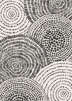 an abstract black and white background with circles