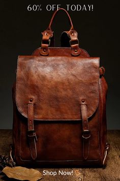 Crafted for the modern man, this Retro Genuine Leather Casual Business Men's Backpack offers both style and durability. Made from top-layer cowhide, it features a vegetable tanned leather design that is both spacious and portable. Perfect for travel or daily use, this backpack is sure to elevate any outfit. Men's Backpack, Chest Bag, Leather Design, Vegetable Tanned Leather, Modern Man, Clutch Wallet, Business Man, Luggage Bags, Business Casual