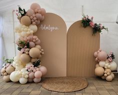 Balloons, Babyshower, Set up, Greenery, florals, birthday, events, backdrops, florals, boho, blush, pink, it’s a girl, mommy to be. Floral Balloon Backdrop, Baby In Bloom Balloon Garland, Baby In Bloom Balloon Arch, Baby Shower Backdrop Ideas Girl, Baby In Bloom Backdrop, Bday Backdrop, Boho Baby Shower Girl, Girl Baby Shower Backdrop, Isabel Rose