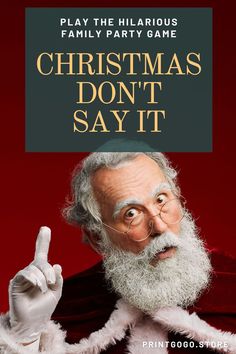 Don't Answer Yes or No In This Hilarious Christmas Party Game Christmas Party Games For Family Unique, Dirty Santa Game With Dice, Christmas Outburst Game, Christmas Never Have I Ever Questions, Christmas Games For Nursing Homes, Santa Says Game, Passive Party Games, Games At Christmas Party Families, Christmas 5 Second Rule Game