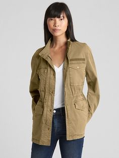 Military Shirt, Army Green Jacket, Jungle Green, Military Style Jackets, Stylish Clothes For Women, Military Fashion, Outerwear Women, Coats Jackets Women, Maternity Clothes