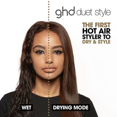 Simplify your styling routine with the first 2-in-1 hot air styler that transforms hair from wet to styled for beautiful, smooth hair with no damage.* Stylists Aprons, Professional Hair Tools, Flat Iron Curls, Makeup Spray, Styling Iron, Hair Pomade, Exfoliate Face, Frizz Free, Heat Styling Products