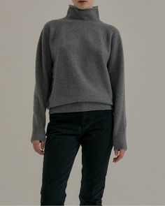 SANNA NY DILAN KNIT GREY Fall Workwear Turtleneck With Ribbed Cuffs, Fall Turtleneck For Workwear With Ribbed Cuffs, Classic Gray Sweater For Workwear, Funnel Neck Sweater With Ribbed Cuffs For Work, Classic Wool Turtleneck With Ribbed Cuffs, Gray Turtleneck Sweater With Ribbed Cuffs, Ribbed Collar Turtleneck For Fall Workwear, Classic Winter Turtleneck For Layering, Fall Workwear Turtleneck With Ribbed Collar