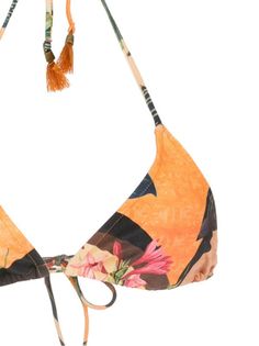 Lygia & Nanny floral-print Halterneck Bikini - Farfetch Nanny, Floral Print, Floral Prints, Yellow, Floral