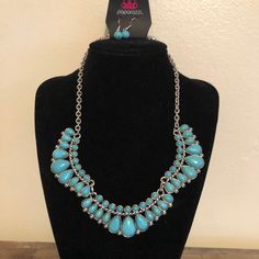 You Will Definitely Get Comments On This Set Stunning Turquoise Pieces Paparazzi Jewelry, Womens Jewelry Necklace, Blue Color, Jewelry Necklaces, Women Jewelry, Turquoise, Blue, Women Shopping, Color