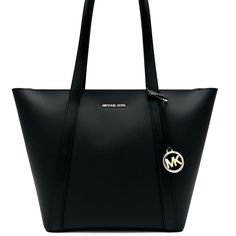 Michael Kors Pratt Large Signature Logo Tote Bag Black Brand New With Tag 100% Authentic Don't Be Afraid To Make An Offer Details Tote Bag Coated Canvas Blend 87% Coated Canvas/7.8% Polyester/4.2% Cotton/1% Polyurethane Trim: 60% Polyurethane/20% Cotton/20% Polyester Gold-Tone Hardware 18"W X 12"H X 5"D Handle Drop: 11" Interior Details: Back Slip Pocket Zip Fastening Imported Style # 3554g3ft31 Let Me Know If You Have Any Questions Or Concerns, All Items Are 100% Authentic With 1-2 Day Shipping Branded Hardware Tote Shoulder Bag, Black Bags With Branded Hardware, Chic Michael Kors Bag With Large Capacity, Elegant Michael Kors Bag With Large Capacity, Logo Tote Bag, Free People Bags, Mk Purse, Carryall Tote, Tote Bag Black