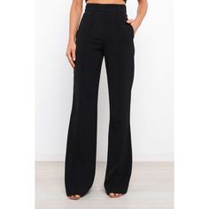 The Burland Pant is our high waisted, wide leg style that's perfect for any occasion! Featuring functional side pockets, belt loops and seam detailing, this pant is stylish and comfortable. Fully lined for a smooth fit, the Burland Pant is sure to become your new favorite. Business Casual Goth Dress Pants, Elevated Business Casual Women, Black Work Pants Women, Business Professional Outfits Black, Black Dress Pant Outfit, Black Dress Pants Outfit For Work, Black Slacks Outfit Casual, Black Slacks Women, Comfy Pants Outfit