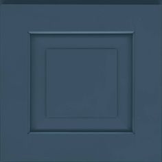 an image of a blue square frame on a white background, with the center panel missing