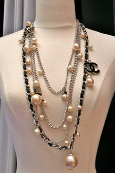 Chanel. 2004P  Coco and the Moon Necklace. Extremely Rare!  available only at pilgrim 70 orchard street NYC Chanel Core, Chanel Inspired Outfit, Chanel Jewellery, Chanel Jewelry Necklace, Chanel Runway, Jewellery Design Sketches, Chanel Inspired, Belly Jewelry