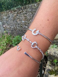 Equestrian Bracelet, Equine Jewelry, Horse Bracelet, Cowgirl Accessories, Snaffle Bit, Horse Riding Clothes, Country Jewelry, Equestrian Jewelry, Cowgirl Jewelry