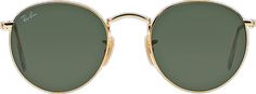 Ray Ban Round Metal, Round Metal Sunglasses, Round Ray Bans, Ray Ban Men, Green Lens, Round Frame Sunglasses, Sunglasses Retro, Retro Glasses, Sunglasses Brown