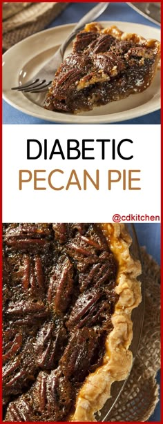 Made with butter, eggs, light syrup, salt, sugar substitute, flour, vanilla extract, pecan, pie shell, milk | CDKitchen.com Sugar Free Pecan Pie, Pecan Halves, Sugar Free Pie, Dolce Poche Calorie, Sugar Free Desserts Easy, Pecan Pies, Power Workout, Sugar Free Baking, Sugar Free Recipes Desserts