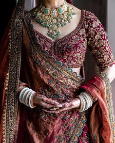 Lehenga Color Combinations, Renda Kebaya, Latest Bridal Lehenga Designs, Bridal Suits, Bridal Lehenga Designs, Saree Wearing, Latest Bridal Lehenga, Wedding Lehenga Designs