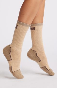 A wool blend warms these cozy crew socks made with a tonal colorblocked pattern. They get extra performance from cushioning and a supportive ribbed arch. Wool/nylon Machine wash, tumble dry Imported Mustard Seed, Crew Socks, Wool Blend, Mustard, Arch, Nordstrom, Socks, Wool, Pattern