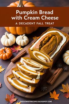 Add a touch of spice to your cream cheese filling for an extra flavorful pumpkin bread that’s ideal for fall.
#SpicedTreats #ExtraFlavor #PumpkinDesserts Touch Of Spice