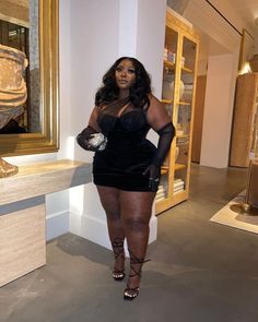 Plus Size Birthday Outfit, Birthday Outfit Plus Size, All Black Affair, 30th Birthday Outfit, 4 Drawing, Plus Size Baddie Outfits, Plus Size Looks, Big Girl Fashion, Looks Black