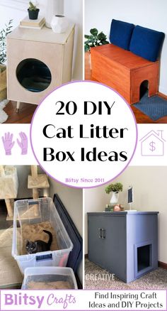 cat litter box ideas that are easy to make