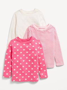 crew neck long sleeves graphic at front of online exclusive relaxed fit hits below waistmachine wash according to the care instruction label Toddler Girl Shirts, Toddler Girls Clothes, Toddler Girl Clothing, Old Navy Toddler Girl, Girl Shirts, Toddler Girl Dresses, Toddler Girl Outfits, Girls Long Sleeve, Toddler Gifts