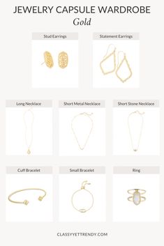 Jewellery Capsule Wardrobe, Minimalist Jewelry Collection, Capsule Jewelry Collection, Jewelry Capsule Wardrobe, Capsule Accessories, Capsule Jewelry