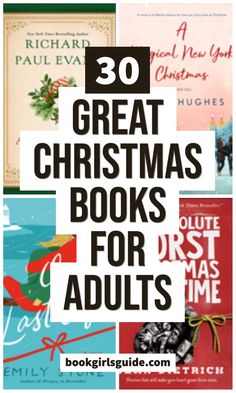 christmas books for adults with the title 30 great christmas books for adults