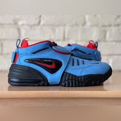 Nike X Ambush Air Adjust Force Sp Sneaker Dm8465-400 University Blue Men Size 11 Nike X Ambush, University Blue, Shoes Nike, Men's Nike, Blue Man, Black Blue, Nike Men, Nike Shoes, Blue Black