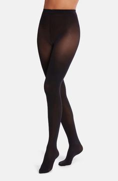 These soft, smooth tights will enhance your legs through a matte, semi-opaque filter that's always in style. Polyamide/elastane Machine wash, line dry Imported Hosiery Elegant Compressive Black Legwear, Solid Full Length Soft Touch Hosiery, Solid Color Tight Legwear With Soft Touch, Elegant Full Length Solid Legwear, Elegant Solid Color Elastane Tights, Sleek Full-length Solid Tights, Sleek Full Length Solid Color Tights, Sleek Full-length Tights, Elegant Compressive Elastane Hosiery