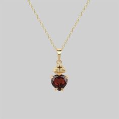 Garnet Necklace Gold, Sacred Heart Necklace, Mrs Necklace, Diamond Cross Necklace Gold, The Sacred Heart, Garnet Necklace, Garnet Jewelry, Diamond Cross Pendants, Heart Gemstone