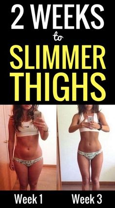 the cover of two weeks to slimmer thighs week 1, week 3 and week 4