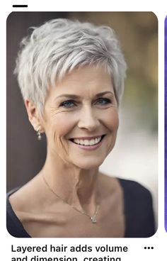 Short White Hair, Short Sassy Haircuts, Short Silver Hair, Really Short Hair, Short Hair Pixie Cuts, Pixie Haircut For Thick Hair, Short Curly Haircuts, Messy Short Hair, Short Grey Hair