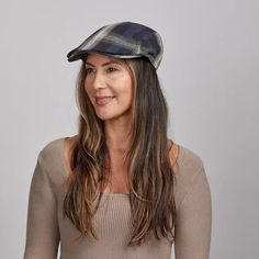 Mikey | Womens Newsboy Flat Cap offers classic charm with a modern edge. Crafted from a lightweight wool and polyester blend, this unbanded Ivy Cap features a 3" brim and a 5" crown height, ensuring a sleek fit and timeless style. Perfect for casual outings or a touch of vintage flair. Material: Lightweight Blend of Wool and Polyester Fabric Shape: Ivy Cap Trim: Unbanded Brim Size: 3” Crown Height: 5” Sweatband: Sewn-in Sweatband Imported Adjustable Plaid Hat With Curved Brim, Plaid Adjustable Curved Brim Hat, Casual Plaid Flat Cap, Outdoor Flat Cap Hat, One Size Fits Most, Adjustable Plaid Cap, Adjustable Plaid Flat Cap, Plaid Cap One Size Fits Most, One Size Fits Most Flat Cap For Outdoor, Casual Plaid Hat With Curved Brim