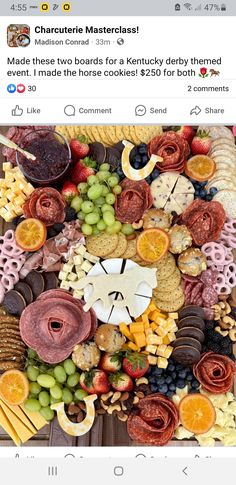 a bunch of food that is on top of a wooden table with an instagramr