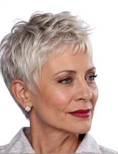 Short Pixie Hair Styles For Women Over 60, Short Hair For 80 Year Old Women, Short Hairstyles For Women With Fine Hair, Hair Cuts For Women Over 60 Years, Very Short Grey Hair, Short Hairstyle Women Over 70 Grey Hair, Grey Pixie Haircut Older Women, Short Spikey Hair For Women Over 50, Silver Pixie Haircut