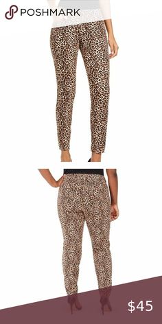 INC Womens Animal Print Tummy Control Skinny Pants Manufacturer: INC Size: 26W Size Origin: US Manufacturer Color: Natural Leopard Suggested Price: $89.50 Condition: New with tags Fit: Regular Fit Style Type: Casual Pants Collection: INC Bottom Closure: Button-Zip Fly Waist Across: Inches Inseam: 29 Inches Rise: Inches Hips Across: Inches Leg Opening: Inches Front Style: Back Pockets: Material: 98% Cotton/2% Elastane Fabric Type: Cotton Specialty: Animal Print INC International Concepts Pants & Fitted Leopard Print Pants For Fall, Spring Stretch Bottoms In Leopard Print, Spring Leopard Print Stretch Bottoms, Spring Stretch Leopard Print Bottoms, Fitted Leopard Print Trousers, High Waist Stretch Leopard Print Bottoms, Stretch High Waist Leopard Print Bottoms, Leopard Print Stretch Bottoms Full Length, Leopard Print Stretch Full-length Bottoms