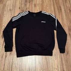 Mens Adidas Sweater Pre-owned item tiny rips rear shirtSize: Small Pit to pit: 22" Shoulder to back: 27" See pictures for clarityStore Item #IN374 Adidas Aesthetic, Aesthetic Sweaters, Adidas Sweater, Mens Adidas, Fall Outfits Men, Sweater Men, Outfits Men, Stripe Sweater, Adidas Men