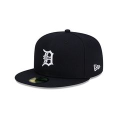 Wear what the players wear! The Detroit Tigers Authentic Collection 59FIFTY Fitted Cap feautures a team color fabrication with an embroidered Tigers logo at the front panels and an embroidered MLB Batterman at the rear. Jackie Robinson Day, Tiger Logo, Jackie Robinson, Nfl Arizona Cardinals, All Nfl Teams, Fitted Caps, New Era 59fifty, Detroit Tigers, Oakland Athletics