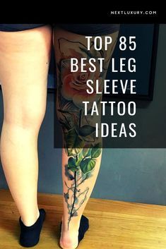 Black Leg Tattoos For Women, Women's Leg Sleeve Tattoo, Full Calf Tattoos For Women, Big Tattoos For Women Leg, Lower Leg Sleeve Tattoos Female, Calf Sleeve Women Tattoo, Big Leg Tattoos For Women, Large Leg Tattoos For Women, Leg Tattoos Women Sleeve