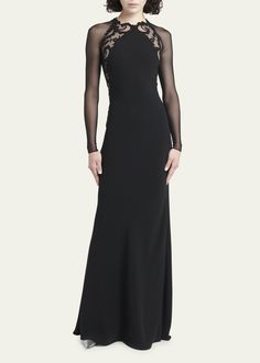 Versace Black Dress, Rose Gown, Versace Gown, Sleeve Gown, Versace Couture, Versace Dress, One Shoulder Gown, Long Sleeve Evening Dresses, Long Sleeve Gown