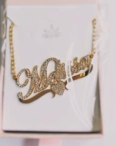 Shipping out Queenz orders 📦🥰💕 Necklace Length Guide, Stackable Jewelry, Tarnished Silver, Nameplate Necklace, Jewelry Accessories Ideas, Accessories Ideas, Name Jewelry, Custom Name Necklace, Delicate Jewelry