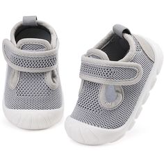 PRICES MAY VARY. Toddler Shoes Comfortable Breathable：This baby summer shoes comfort and infant shoes breathable has a soft upper that provides comfort and helps baby's feet grow, The kid shoes also keep feet cool and dry. The baby walking shoes also features a removable foam insole for easy cleaning, great as infant shoes. Let baby girls and boys enjoy walking shoes for babies and joy of learning to walk. Non-slip & Anti-collision soles for girls：The toddler sneakers sole is ultra-light with gr Toddler Walking, Shoes For Babies, Baby Walking Shoes, Summer Shoes Sandals, Infant Shoes, Baby Walking, Baby Summer, Toddler Sneakers, Shoes Ideas