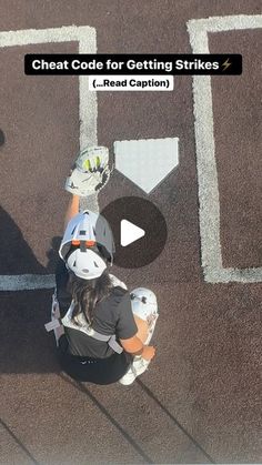 an aerial view of a baseball player getting ready to hit the ball with his catcher's mitt