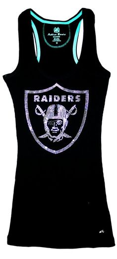 Oakland Raiders Bling Sparkle Jersey Tank Top or Tee Raiders Outfit, Raiders Shirt, Nfl Raiders, Nfl Oakland Raiders