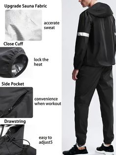 Discover the ultimate Men's Quick Dry Stretch Fitness Hoodie for all your outdoor and indoor activities. Stay comfortable and dry with the quick dry material Stretch fabric allows for maximum flexibility during workouts Versatile design makes it perfect for a variety of sports and training Easy to care for with hand wash instructions Lightweight and breathable for all four seasons Upgrade your fitness wardrobe with this high-quality hoodie today. Perfect for adult athletes who demand the best in comfort and performance. Whether you're hitting the gym or heading outdoors, this hoodie has got you covered. Get yours now and experience the difference for yourself.Material:PolyesterPatterned:Solid colorSheer:NoFabric:Slight StretchCollar Style:HoodedType:Sweatshirts & HoodiesCare Instructions:H Breathable Hooded Techwear Activewear, Hooded Track Jacket With Reflective Details For Sports, Hooded Techwear Activewear In Nylon, Hooded Nylon Techwear Activewear, Black Waterproof Track Jacket For Sports, Hooded Techwear Activewear For Workout, Hooded Track Jacket With Reflective Details, Breathable Hooded Track Jacket For Athleisure, Breathable Hooded Athleisure Track Jacket