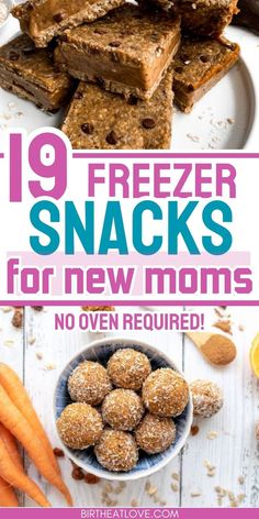 the top ten freezer snacks for new moms