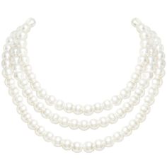 PRICES MAY VARY. 1920s necklace material: imitation pearls. Great quality of materials and craftsmanship. The length of each single layer: 15.3", 16", 17.3". Length of extension chain: 3.3". Diameter of the imitation pearls: 10mm. Vintage styling right off the Great Gatsby runway! Perfect flapper accessories for 1920's Great Gatsby themed party, art themed party, wedding, homecoming, prom, anniversary, formal party. Goes well with flapper dress, vintage outfit, or any dress up that needs extra f Art Themed Party, Flapper Accessories, 1920s Necklace, 20s Flapper, Three Strand Necklace, Flapper Necklace, Pearl Strands Necklace, Vintage Styling, Wear Pearls