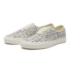 Vans Woven Plaid Authentic Skate Shoes Low Sneakers White Us Mens 5 Women’s 6.5. Streetwear Sneakers With Woven Sole And Round Toe, White Vans Sneakers With Speckled Midsole, Vans White Sneakers With Speckled Midsole, Vans Sneakers With Textured Sole For Spring, Vans Sneakers With Textured Sole And Round Toe, Vans Skate Shoes With Textured Sole And Round Toe, Streetwear Sneakers With Woven Sole, Vans White Canvas Shoes With Speckled Midsole, Vans Textile Sneakers For Spring