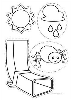 the cut out worksheet for children to make their own pictures