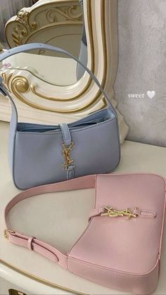 Unique Leather Bag, 3d Collage, Pink Tumblr Aesthetic, Cloud Bag, Fall Bags, Collage Techniques, Ysl Beauty, Bags For Teens