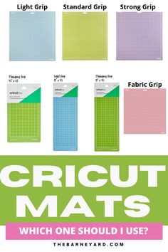 the instructions for how to make cricut mats with one sheet and two pieces of paper